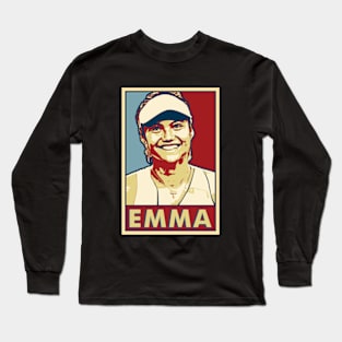 Pop Art Emma Raducanu Long Sleeve T-Shirt